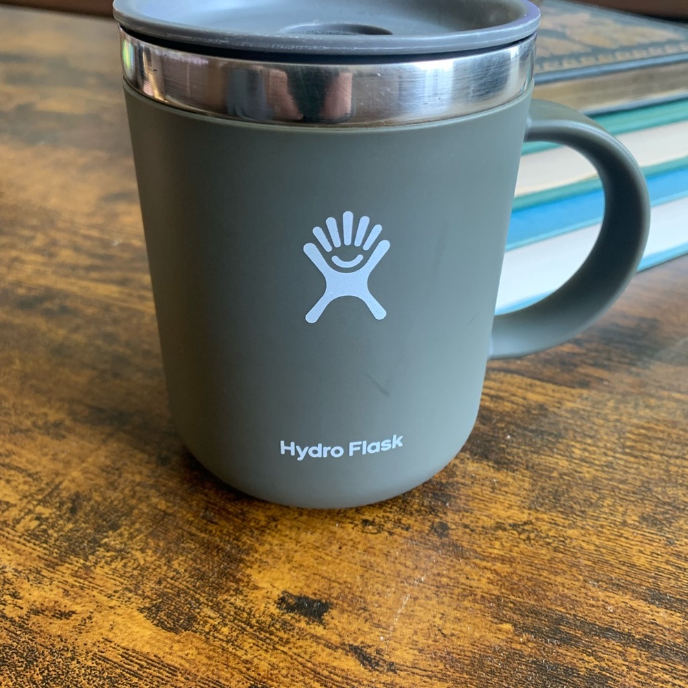 Hydro Flask Gray 12 oz Coffee Mug Slide-and-Sip Lid